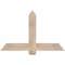 Ekena Millwork Eugene Smooth Timber Gable Bracket, Douglas Fir, 48"W x 30"H x 3 1/2"D x 5 1/2"F, 15/12 Pitch GBW048X30X0406EUG00SDF - alternate 1